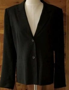 Womens Black Rafaella Lined Suit Jacket